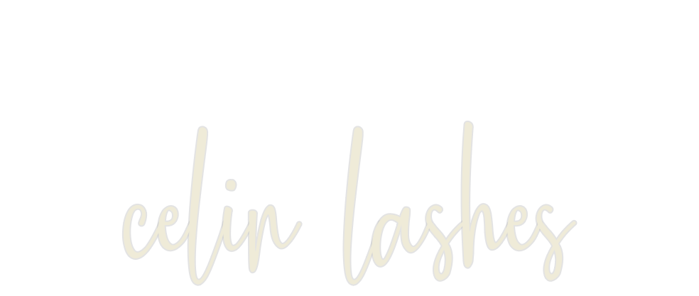 Custom Neon: celin lashes