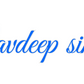 Custom Neon: Navdeep singh