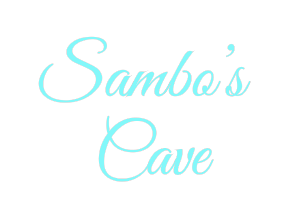 Custom Neon: Sambo’s
 Cave