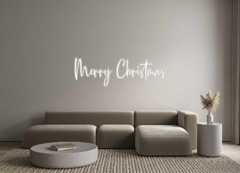 Custom Neon: Merry Christmas