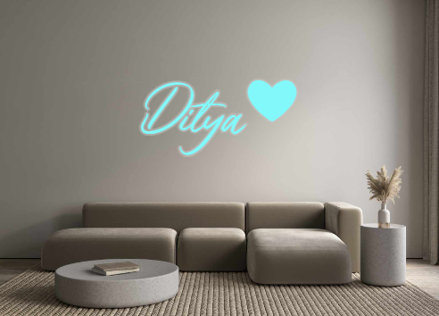 Custom Neon: Ditya❤