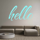 Custom Neon: hello