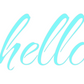 Custom Neon: hello