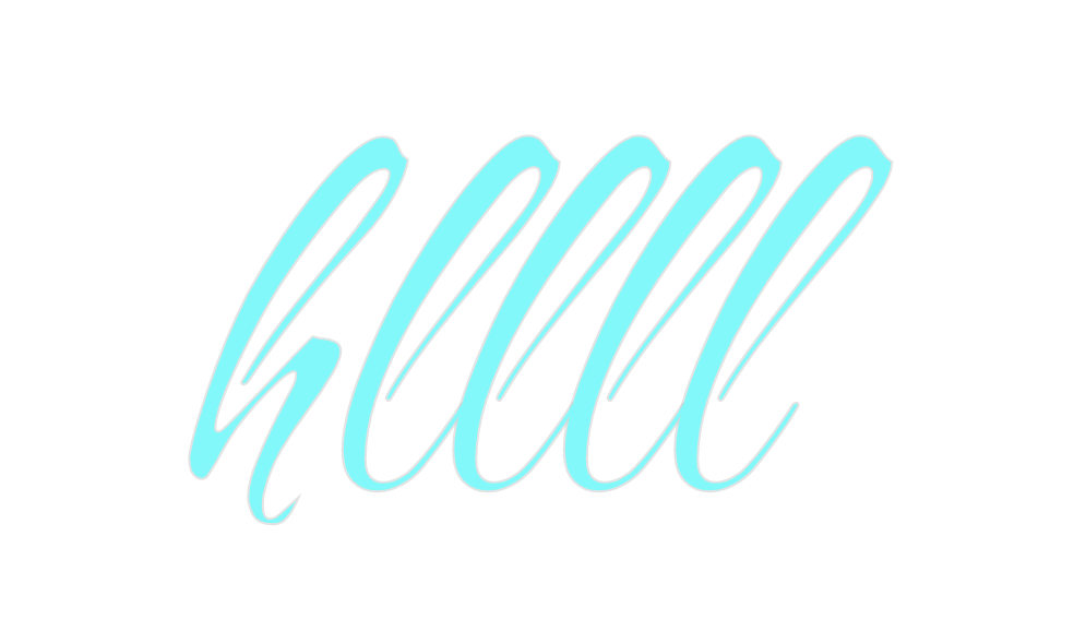 Custom Neon: hllll