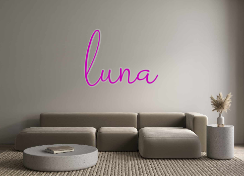 Custom Neon: luna