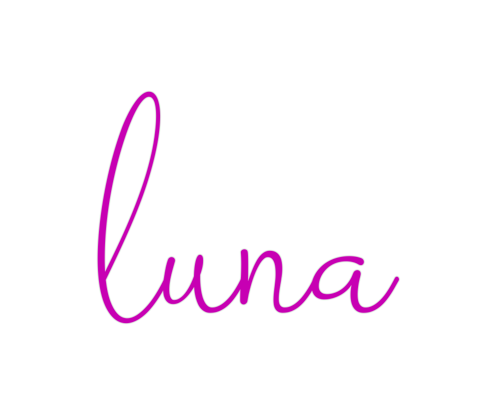 Custom Neon: luna