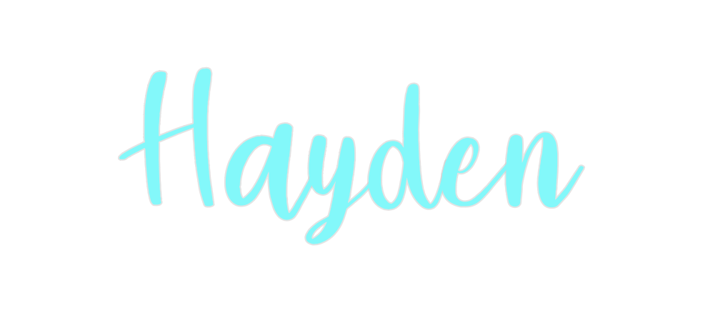 Custom Neon: Hayden