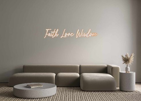 Custom Neon: Faith Love Wi...