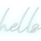 Custom Neon: hello