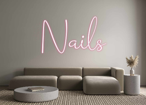 Custom Neon: Nails