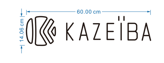 Kazeïba Custom Made Logo - 60cm - Color Changing