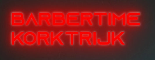 Barbertime Korktrijk - 90cm - Red Colour