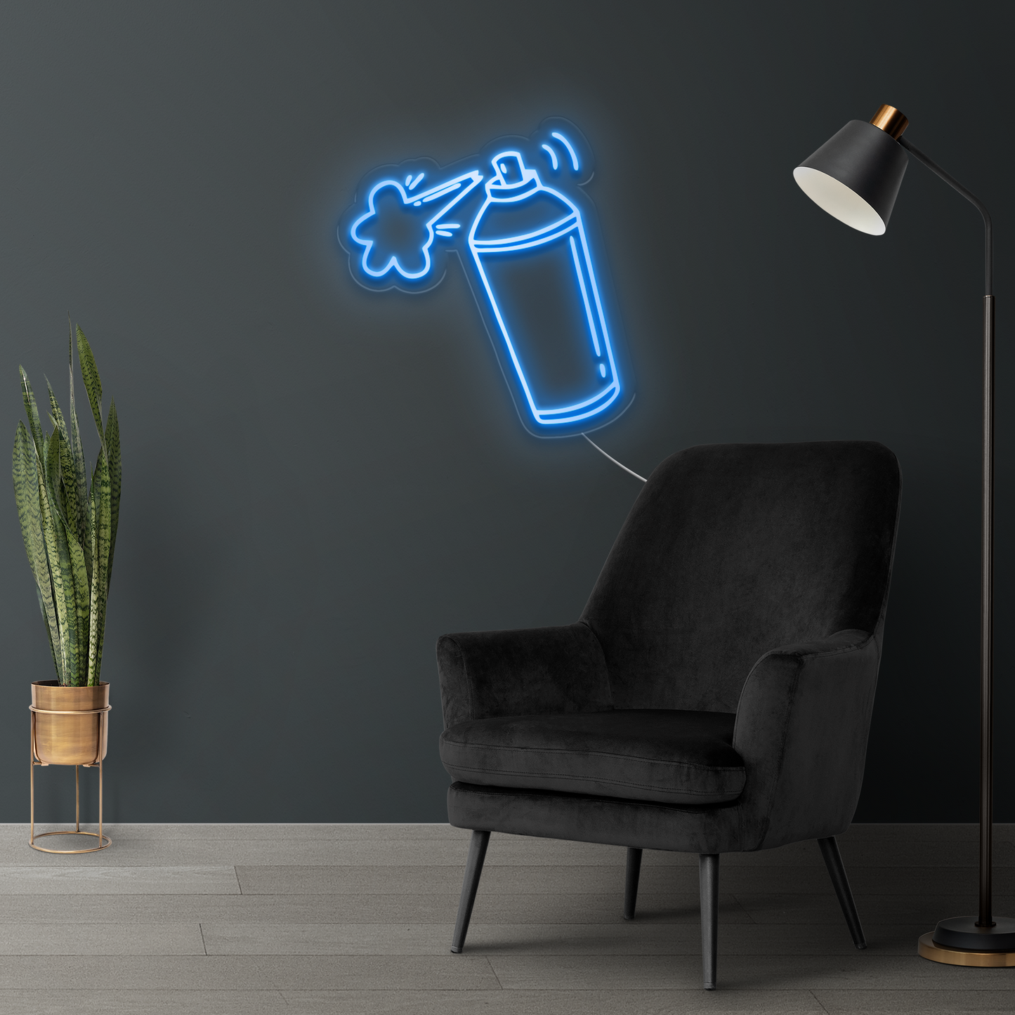 Spray Bottle LED Neon Sign