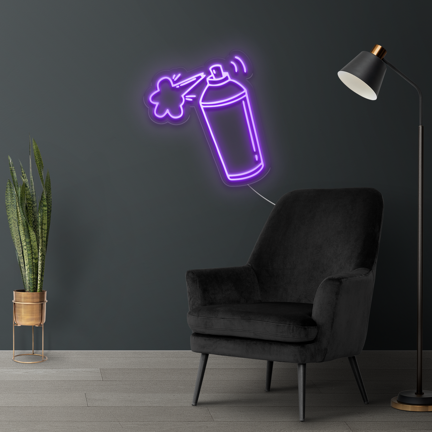 Spray Bottle LED Neon Sign